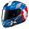 HJC Rpha 11 Captain America Full Face Motorcycle Helmet Front Left                                                                                                                                                                                             