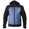 Frank Thomas Puffer Hoodie Mens Black Blue