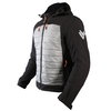 Frank Thomas Puffer Hoodie Mens Black Grey
