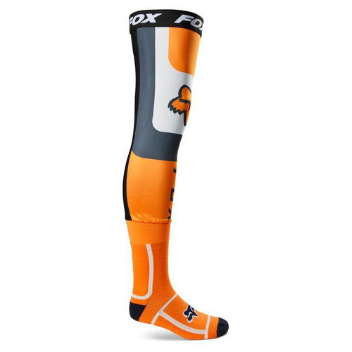 Fox Flexair Knee Brace Socks Flo Orange