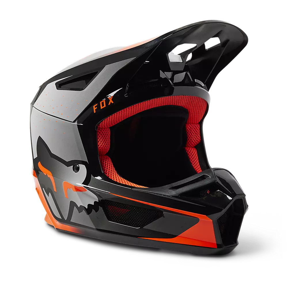 Fox V2 Vizen MX Helmet - Flo Orange - FREE Delivery | J&S Accessories