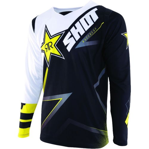 Shot Contact 19 Rockstar 3 Motocross Jersey Front                                                                                                                                                                                                              