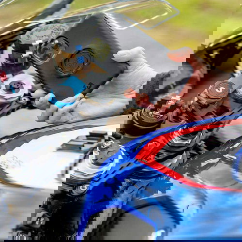 Quad Lock Motorcycle Fork Stem Mount