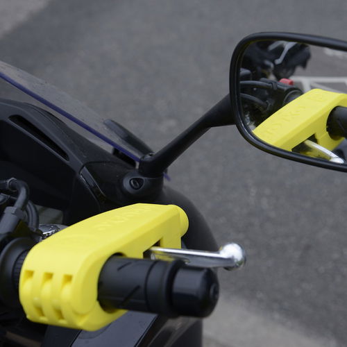 Oxford Products Yellow Motorcycle Lever Lock Fits to Front Brake                                                                                                                                                                                               