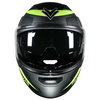 Frank Thomas DV10 Flip Front Helmet Matt Black Neo Yellow
