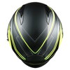 Frank Thomas DV10 Flip Front Helmet Matt Black Neo Yellow
