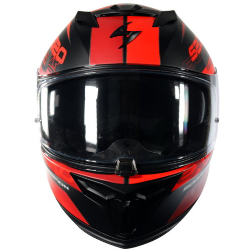 Scorpion EXO 520 Air Cover Helmet Black Red