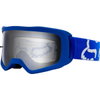 Fox Main II Race Blue MX Goggles Front Left                                                                                                                                                                                                                    