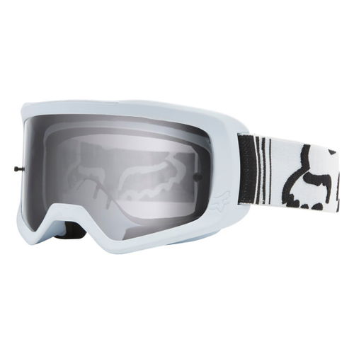 Fox Main II Race White MX Goggles Front Left                                                                                                                                                                                                                   