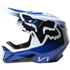 Fox V1 Leed Helmets Blue