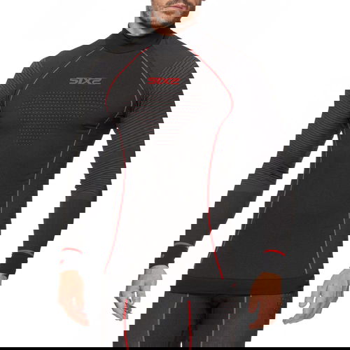 SixS Turtleneck Long Sleeve Black Red