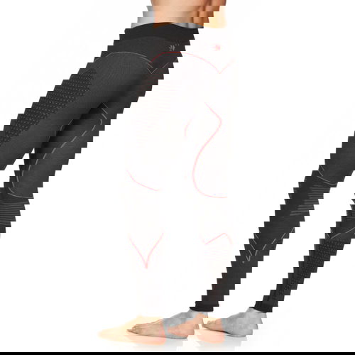 SixS Leggings Long Blazefit Baselay Black Red