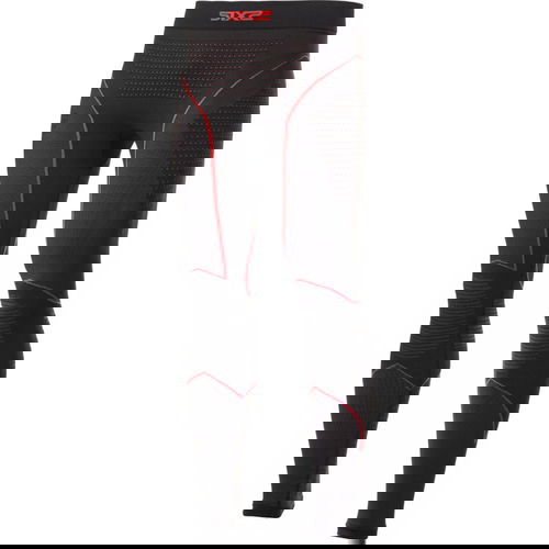 SixS Leggings Long Blazefit Baselay Black Red