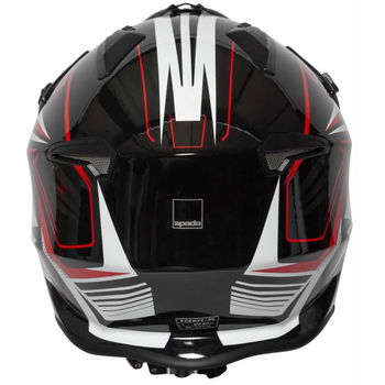 Spada Rock Stream Helmet Black Red White