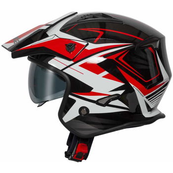 Spada Rock Stream Helmet Black Red White