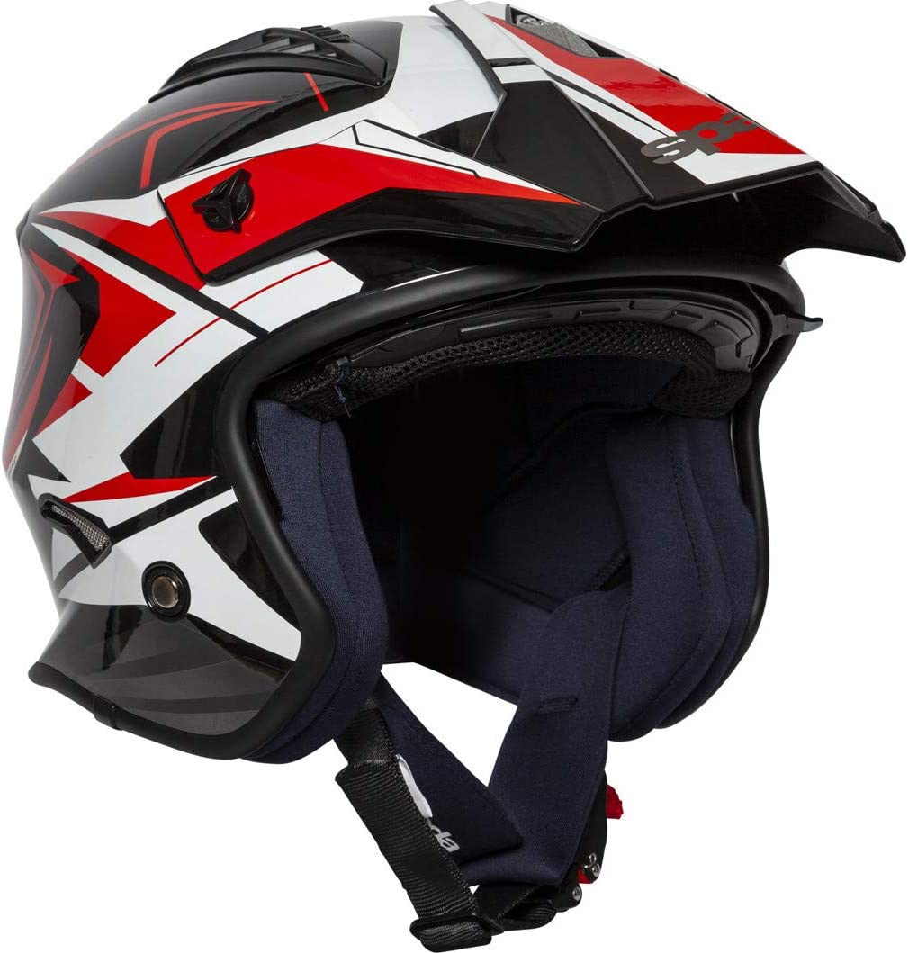 Spada Rock Stream Helmet Black Red White