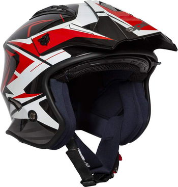 Spada Rock Stream Helmet Black Red White