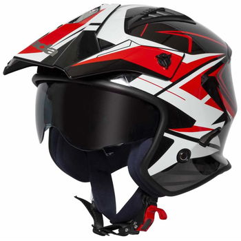 Spada Rock Stream Helmet Black Red White