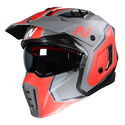 NZ302 Fighter Helmet Satin Black Red Gun