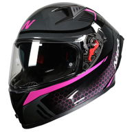 N501 Apex DVS Helmet Black Gunmetal Pink