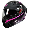 N501 Apex DVS Helmet Black Gunmetal Pink