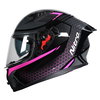 Nitro N501 Apex Analog DVS Helmet Black Gun Metal Pink