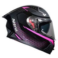 N501 Apex DVS Helmet Black Gunmetal Pink