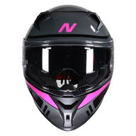 N501 Apex DVS Helmet Black Gunmetal Pink