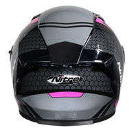 N501 Apex DVS Helmet Black Gunmetal Pink