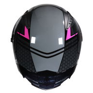 N501 Apex DVS Helmet Black Gunmetal Pink