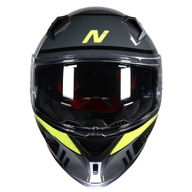 N501 Apex DVS Helmet Black Gunmetal Safety Yellow