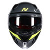 Nitro N501 Apex Analog DVS Helmet Black Gun Metal Safety Yellow