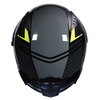 Nitro N501 Apex Analog DVS Helmet Black Gun Metal Safety Yellow