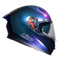N501 Apex DVS Helmet Chameleon Blue