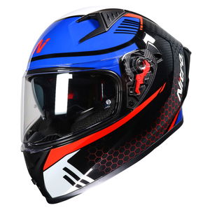 Nitro N501 Apex DVS Helmet Red White Blue Black