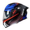Nitro N501 Apex Analog DVS Helmet Red White Blue Black