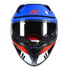 Nitro N501 Apex Analog DVS Helmet Red White Blue Black
