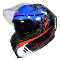 N501 Apex DVS Helmet Red White Blue Black