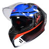 Nitro N501 Apex Analog DVS Helmet Red White Blue Black