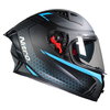 Nitro N501 Apex Analog DVS Helmet Satin Black Gun Metal Blue