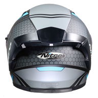 N501 Apex DVS Helmet Satin Black Gun Metal Blue