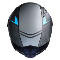 N501 Apex DVS Helmet Satin Black Gun Metal Blue