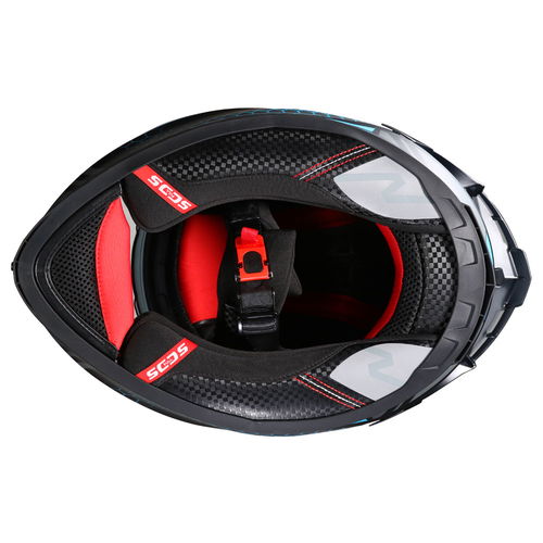 Nitro N501 Apex Analog DVS Helmet Satin Black Gun Metal Blue