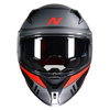 Nitro N501 Apex Analog DVS Helmet Satin Black Gun Metal Red