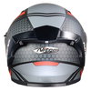 Nitro N501 Apex Analog DVS Helmet Satin Black Gun Metal Red