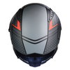 Nitro N501 Apex Analog DVS Helmet Satin Black Gun Metal Red