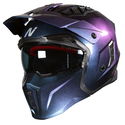 NZ302 Fighter Helmet Chameleon Blue