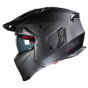 NZ302 Fighter Helmet Satin Black