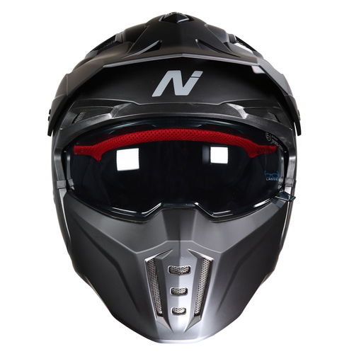 Nitro NZ302 Fighter Helmet Satin Black