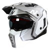 Nitro NZ302 Fighter Helmet Satin Black Grey Gun